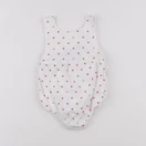 Jacadi - combinaison blanc, rouge - 6 mois