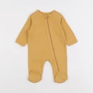 Vertbaudet - pyjama coton jaune - 1 mois
