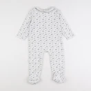 Boutchou - pyjama velours blanc - 18 mois