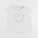Tape à l'oeil - tee-shirt blanc - 12 mois