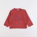 Boutchou - sweat rouge - 12 mois