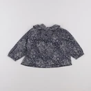 Jacadi - blouse blanc, bleu - 2 ans