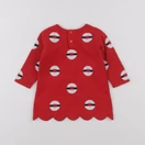 Jacadi - robe rouge - 6 mois