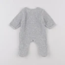 Vertbaudet - pyjama velours gris - 0 mois