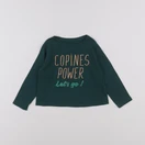 Vertbaudet - tee-shirt vert - 2 ans