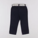 Vertbaudet - pantalon doublé bleu - 24 mois