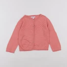 Vertbaudet - gilet rose - 24 mois