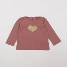 Boutchou - tee-shirt rose - 2 ans