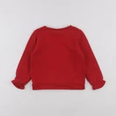Vertbaudet - sweat rouge - 3 ans
