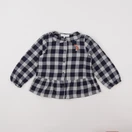 Cadet Rousselle - blouse bleu, gris - 3 ans