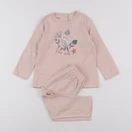 Vertbaudet - pyjama coton rose - 36 mois