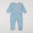 Petit Bateau - pyjama velours bleu - 2 ans