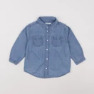 Boutchou - chemise bleu - 18 mois