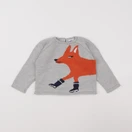 Monoprix - pull gris - 12/18 mois