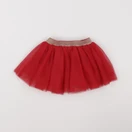 Vertbaudet - jupe rouge - 12 mois