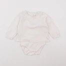 Vertbaudet - body tee-shirt blanc - 9 mois