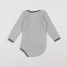 Petit Bateau - body gris - 18 mois
