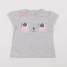 Vertbaudet - tee-shirt gris - 18 mois