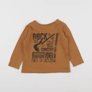 Vertbaudet - tee-shirt marron - 2 ans