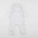 Boutchou - pyjama velours blanc - 9 mois