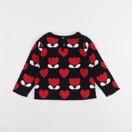 Jacadi - pull bleu - 18 mois