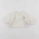 Vertbaudet - pull beige - 3 mois