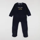 Vertbaudet - pyjama velours bleu - 3 ans