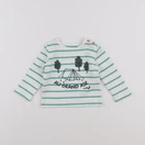 Boutchou - pull blanc - 9 mois