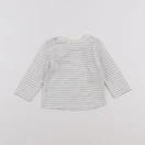 Vertbaudet - tee-shirt gris - 6 mois