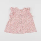 Vertbaudet - tee-shirt blanc, rose - 24 mois