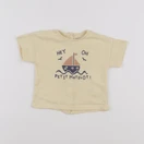 Vertbaudet - tee-shirt jaune - 6 mois