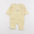 Vertbaudet - pyjama velours jaune - 3 mois