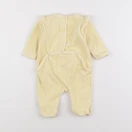Vertbaudet - pyjama velours jaune - 3 mois