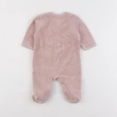 Vertbaudet - pyjama velours rose - 3 mois