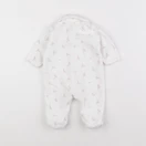 Vertbaudet - pyjama velours blanc - 3 mois