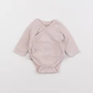 Vertbaudet - body rose - 0 mois
