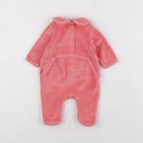 Vertbaudet - pyjama velours rose - 1 mois
