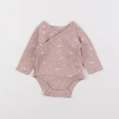 Vertbaudet - body rose - 1 mois