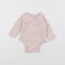 Vertbaudet - body rose - 1 mois