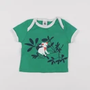 Petit Bateau - tee-shirt vert - 6 mois