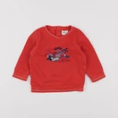Tape à l'oeil - sweat rouge - 9 mois