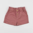 Vertbaudet - short rouge - 12 mois