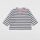 Petit Bateau - sweat blanc - 6 mois