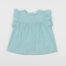 Mango - blouse bleu - 12/18 mois