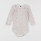 Petit Bateau - body blanc - 12 mois