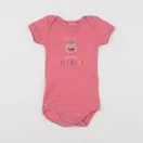 Petit Bateau - body rose - 9 mois