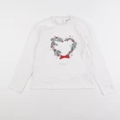 Vertbaudet - tee-shirt blanc - 10 ans