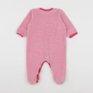 Petit Bateau - pyjama velours rose - 6 mois