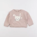 Vertbaudet - sweat rose - 18 mois