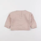 Vertbaudet - sweat rose - 18 mois